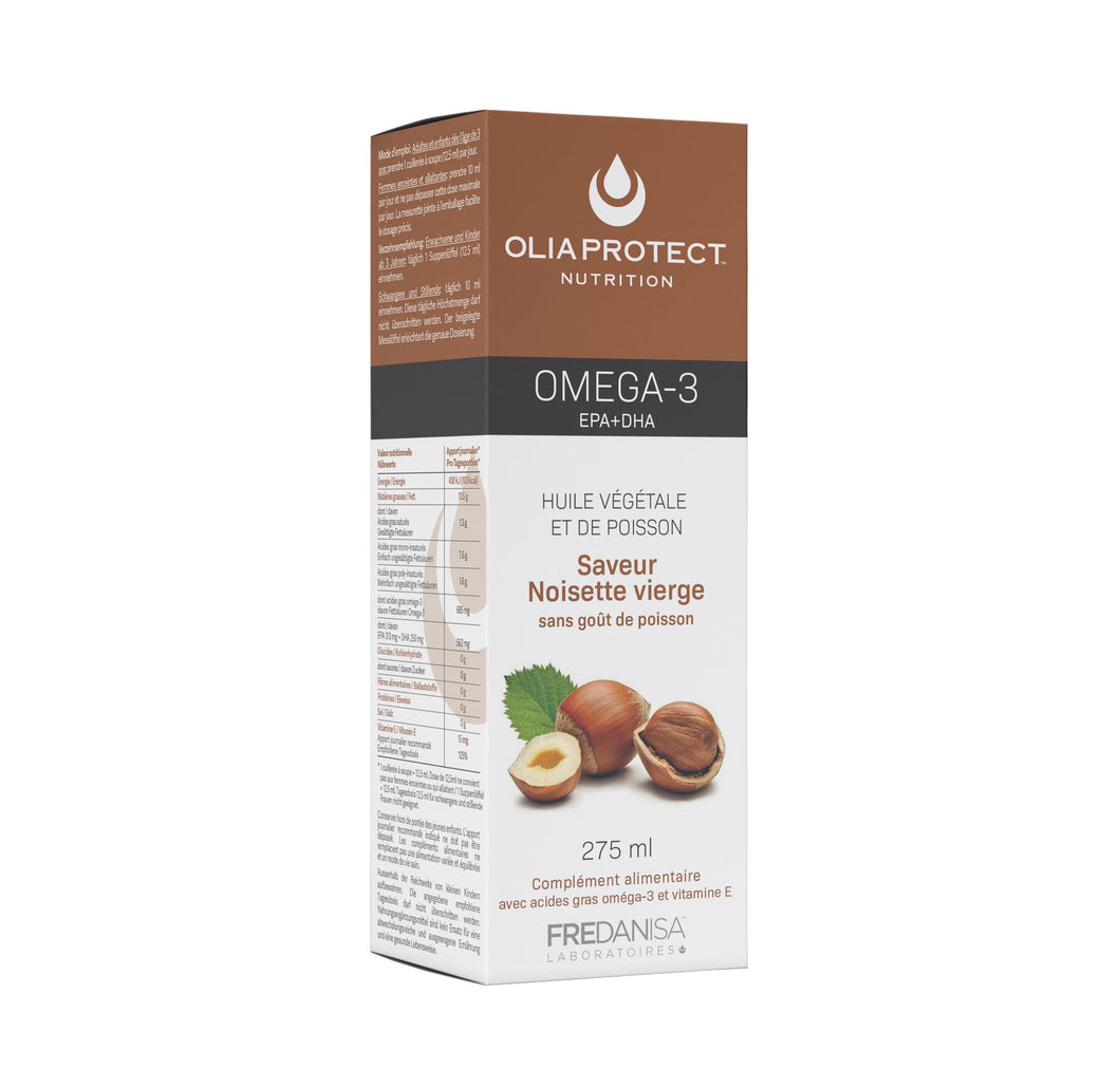 Huile oméga-3 goût noisette vierge 275ml