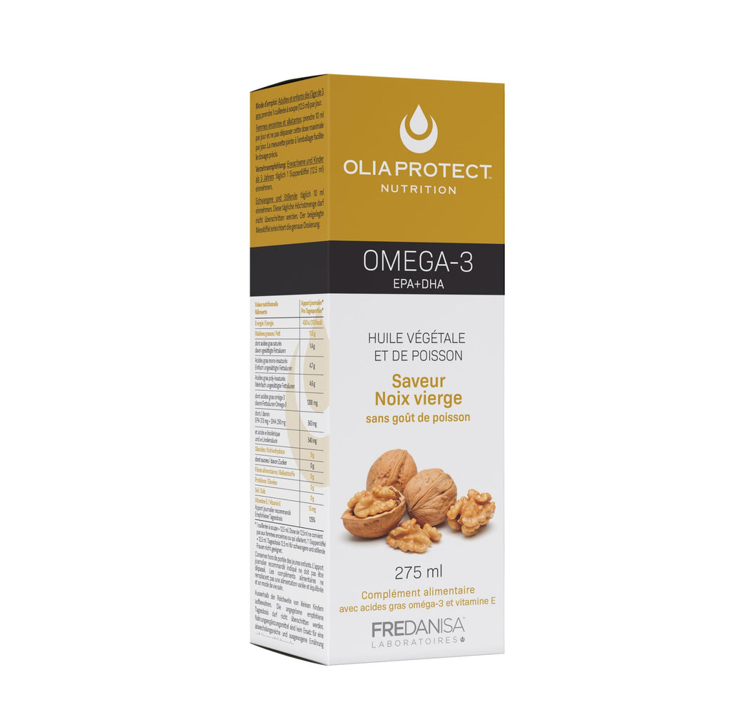 Huile oméga-3 goût noix vierge 275ml
